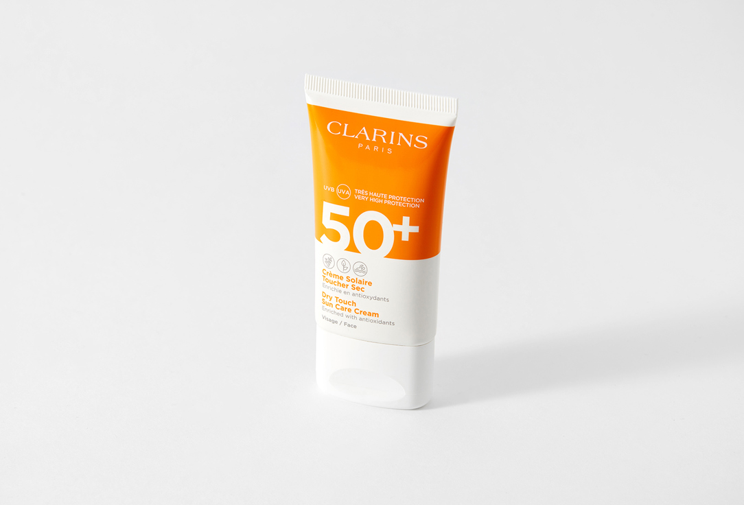 Clarins Sunscreen for face SPF 50+ Crème Solaire Toucher Sec Visage