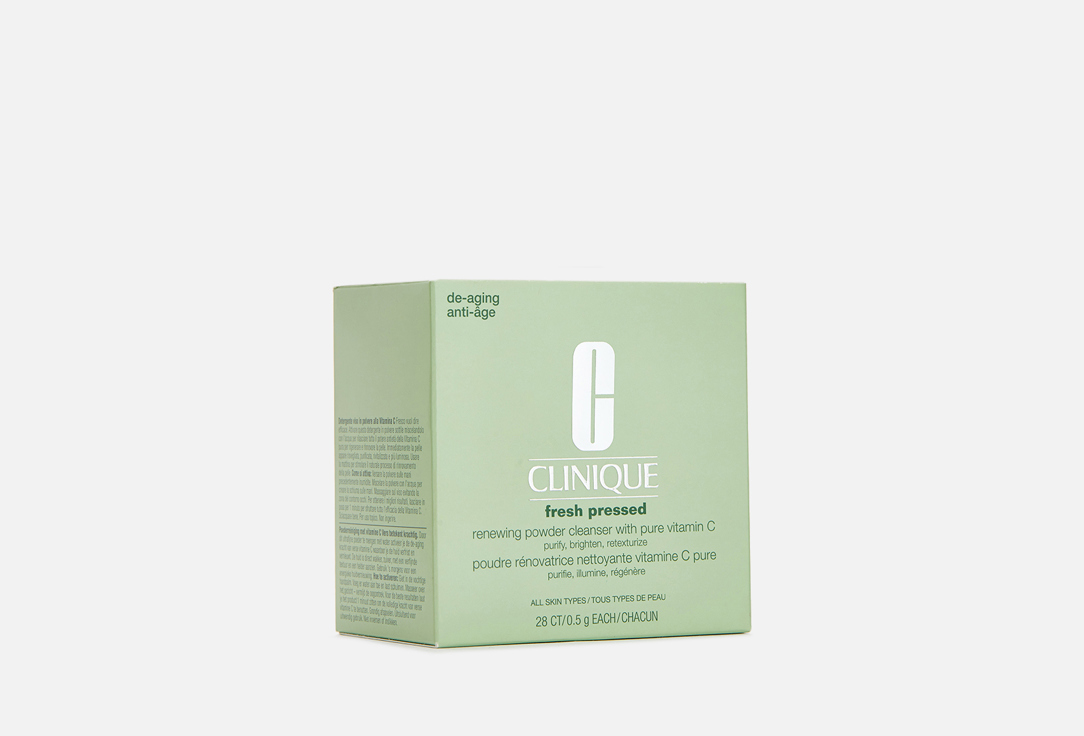 Clinique Face Powder Cleanser  with Pure Vitamin C  Fresh Pressed