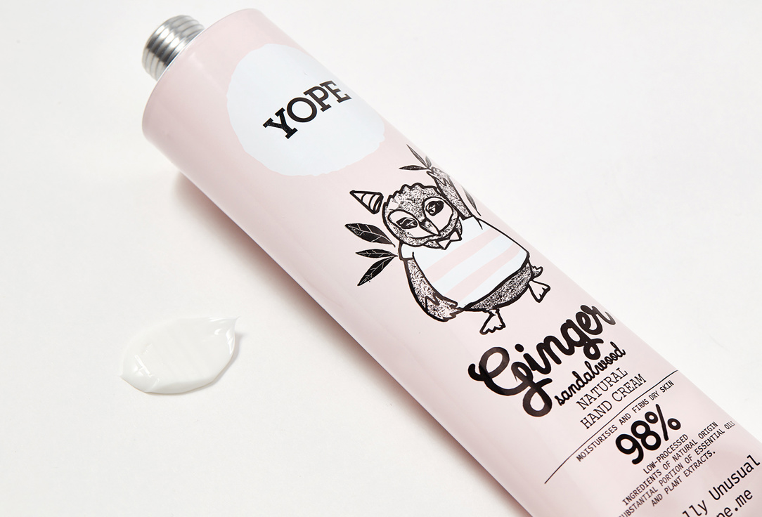 YOPE Natural Hand Cream  Ginger & sandalwood