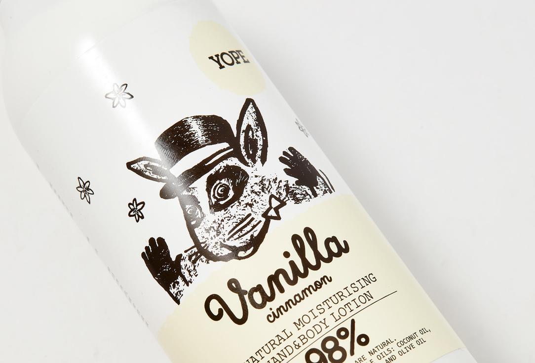 YOPE Hand and body lotion  Vanilla & cinnamon 