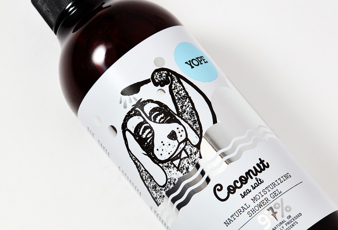 YOPE Natural Nourishing Shower Gel  Coconut and sea salt 