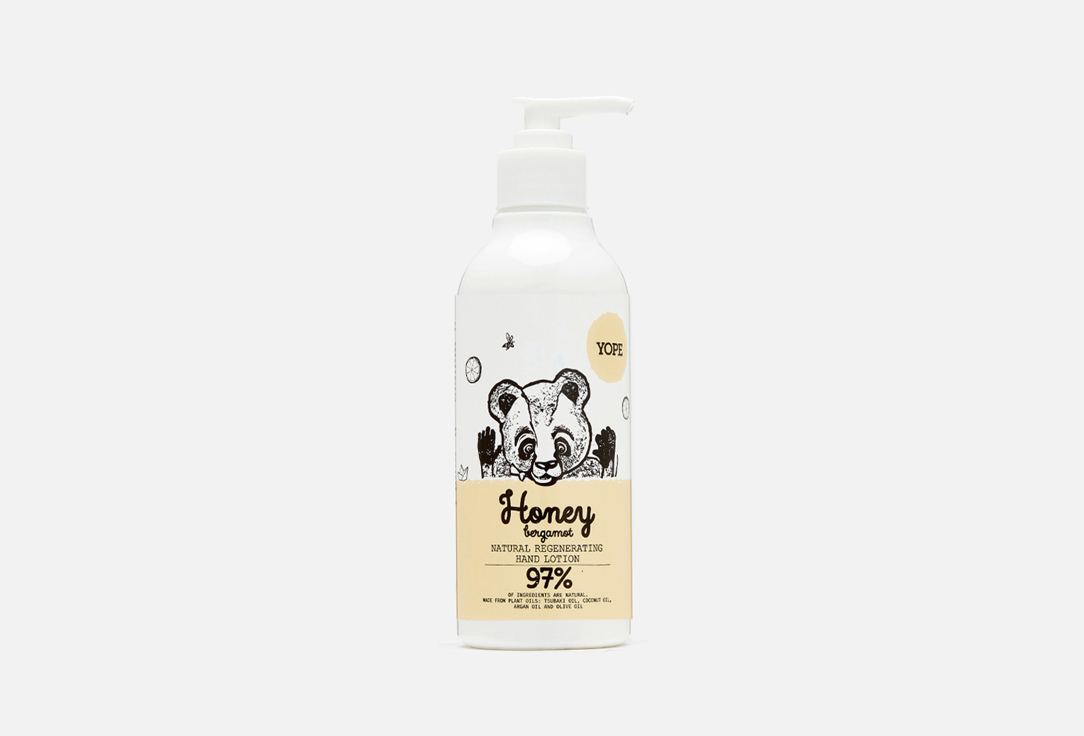 YOPE Regenerating natural Hand Lotion Honey & bergamot