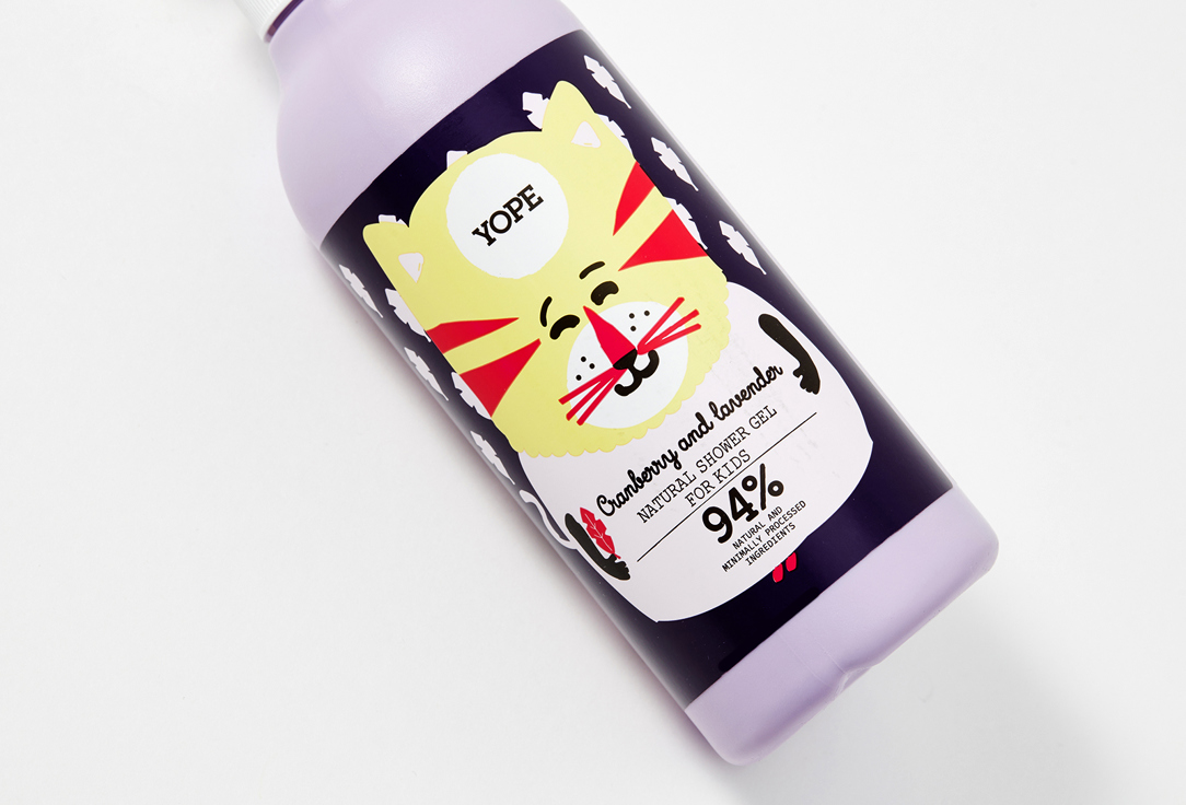 YOPE Natural Shower Gel Cranberry and lavender 