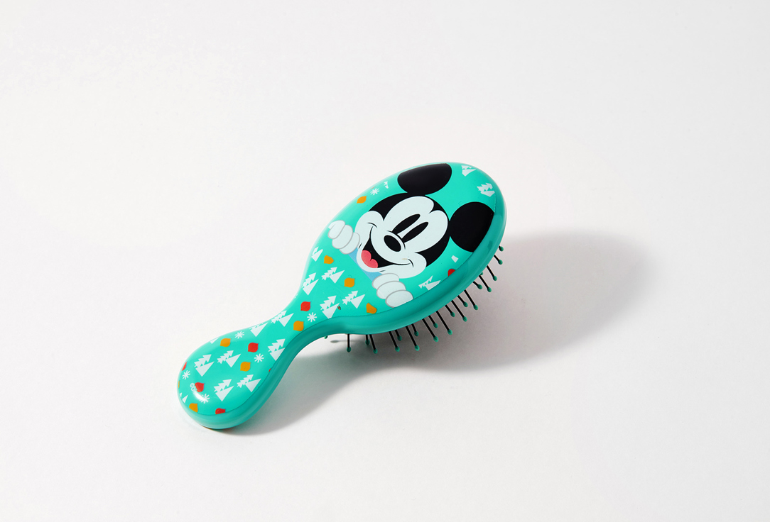 WET BRUSH Comb for tangled hair Mini detangler mickey & minnie mickey love & joy teal