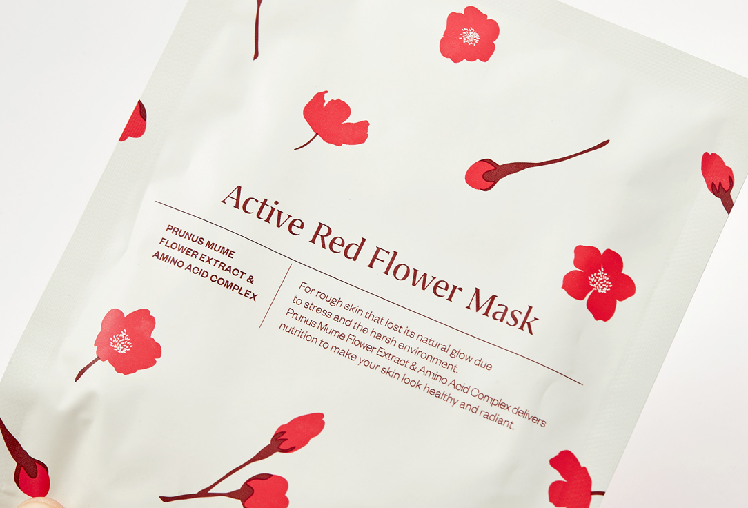 HYGGEE Face Nourishing Mask Active red flower