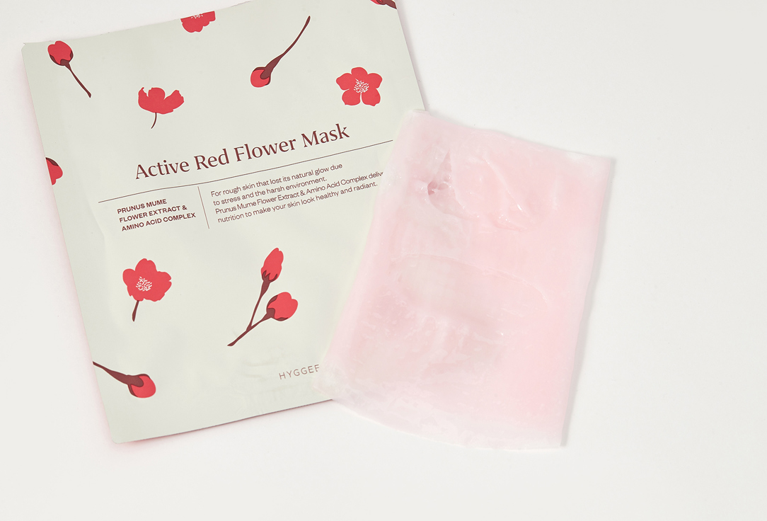 HYGGEE Face Nourishing Mask Active red flower