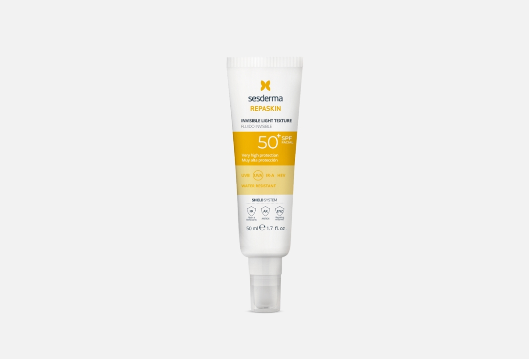 Sesderma Water-resistant face light sunscreen SPF50+ Repaskin Invisible Fluid