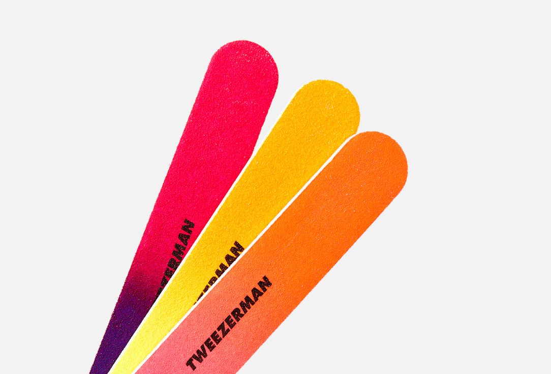 TWEEZERMAN Set of nail files NEON HOT FILEMATE