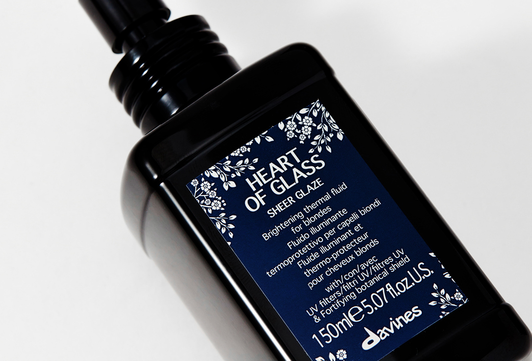 Davines Brightening Hair Fluid HEART OF GLASS Sheer Glaze