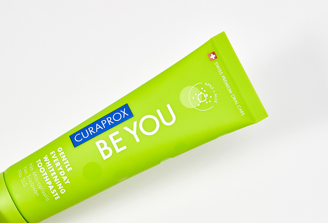 Curaprox Gentle whitening toothpaste with apple flavor Be you