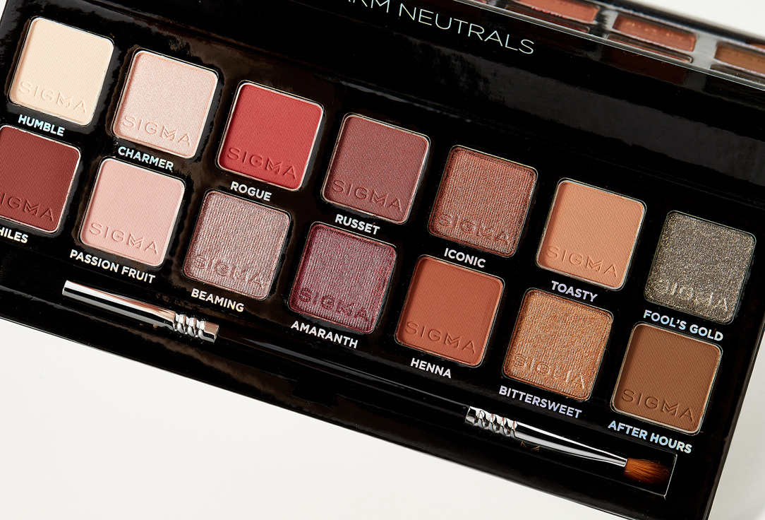 SIGMA BEAUTY Eyeshadow Palette  Warm Neutrals 