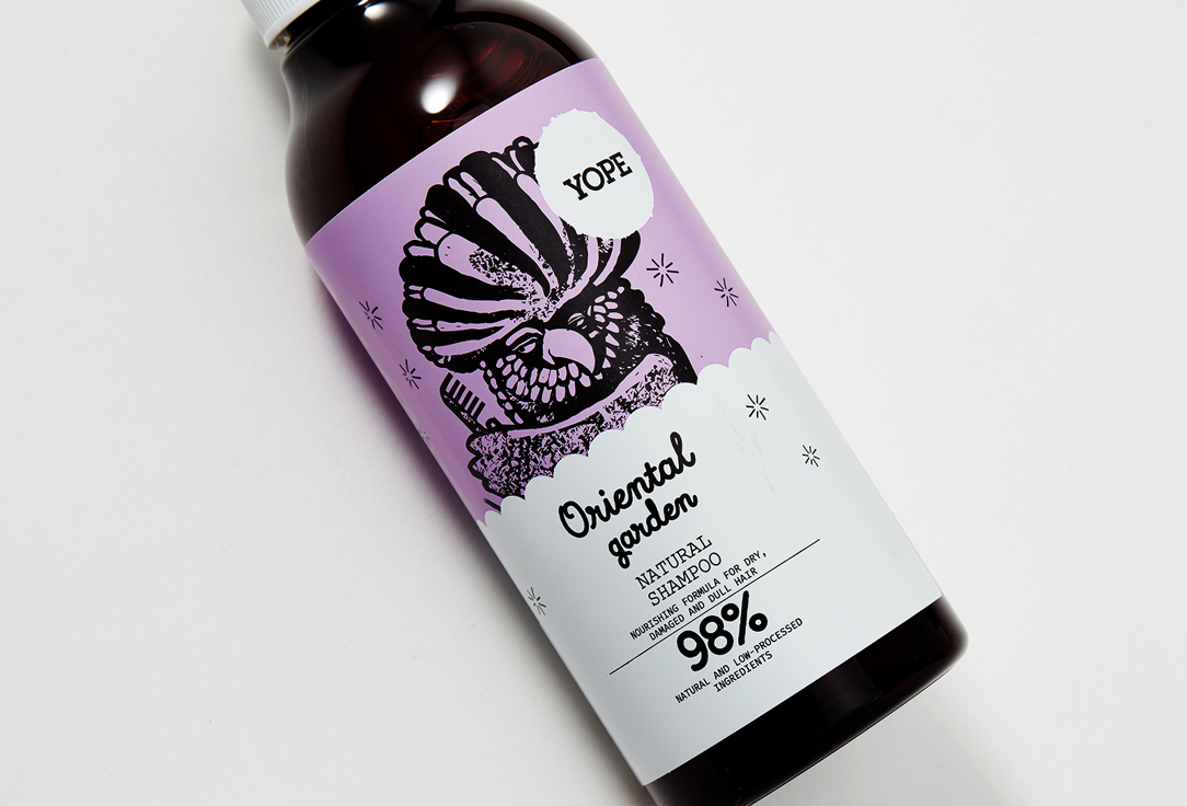 YOPE Shampoo for dry and damaged hair  Oriental garden