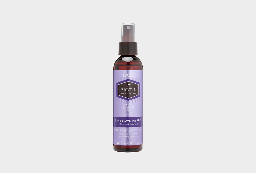 Hask Thickening & Detangling Leave-in hair spray 5-in-1  Biotin Boost