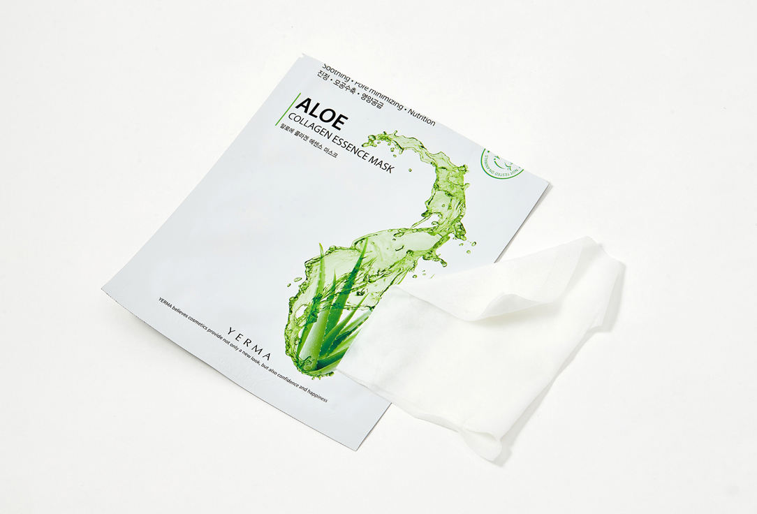 YERMA Face sheet mask Collagen essence aloe