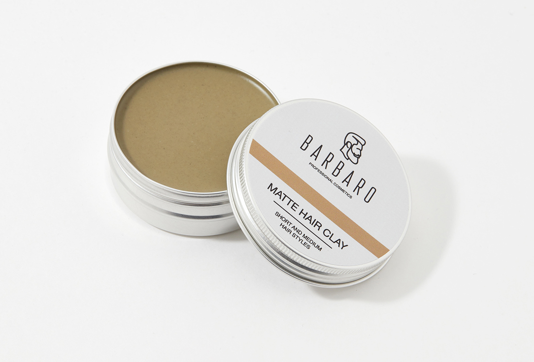 BARBARO Hair matte clay  Texturing