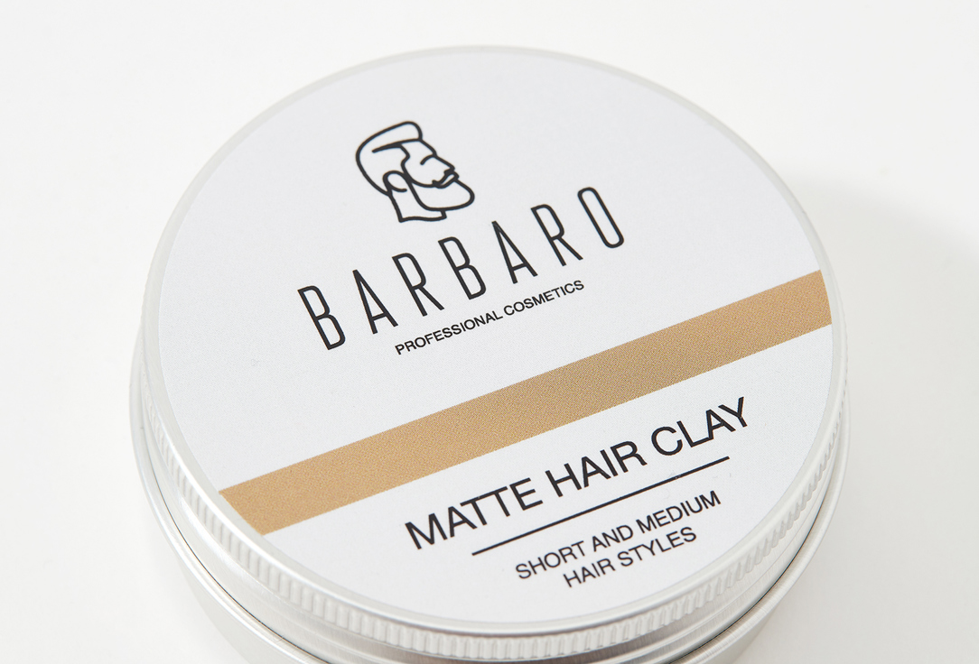 BARBARO Hair matte clay  Texturing