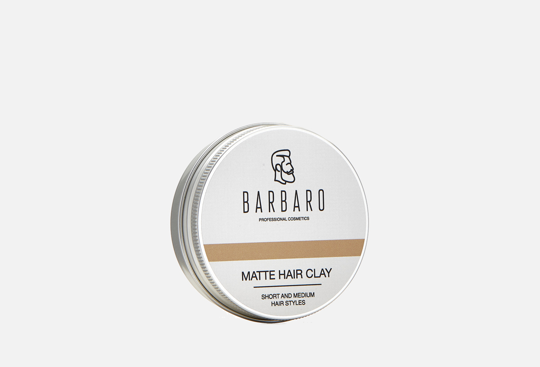 BARBARO Hair matte clay  Texturing