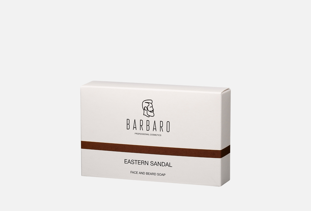 BARBARO Face & Beard Soap Eastern sandal