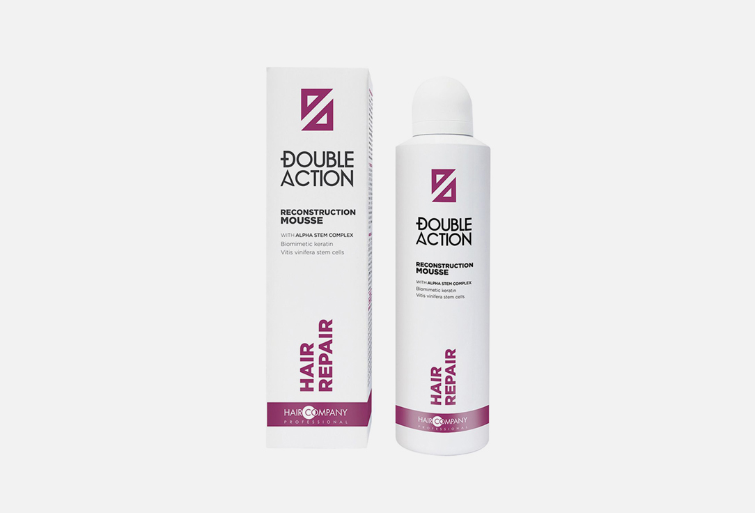 Hair Company Professional Rebuilding Hair Mousse Double Action Hair Repair