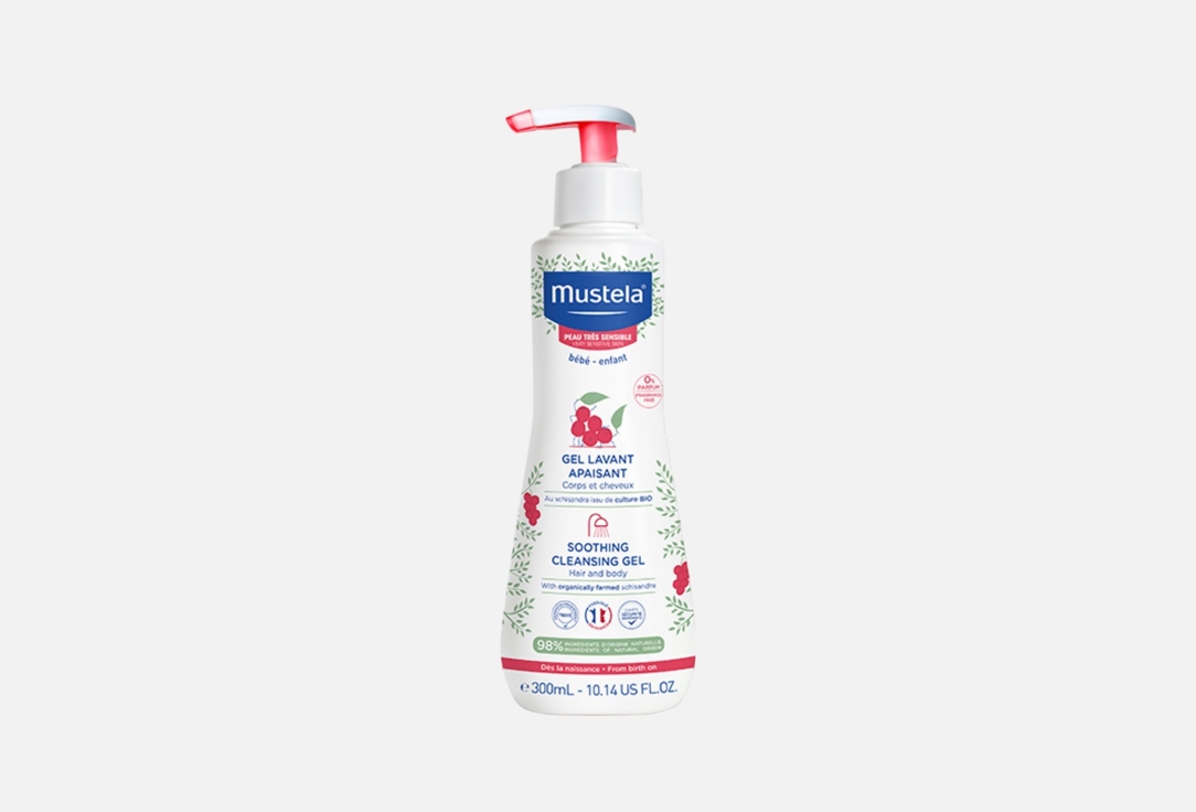 Mustela Cleansing Gel for Hair and Body Soothing