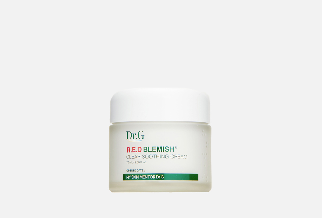 Dr.G SOOTHING FACE CREAM  R.E.D BLEMISH CLEAR 