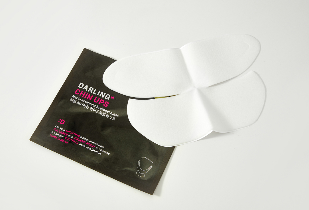 DARLING* Neck-sculpting hydrogel mask Chin ups