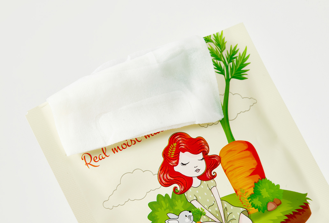 Clara's Choice Face Mask Carrot Real Moist