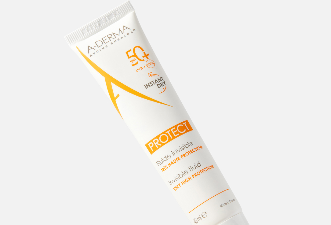 A-Derma Sunscreen fluid SPF50+ Protect Invisible Fluid