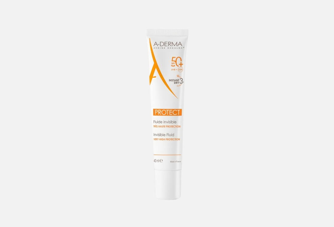 A-Derma Sunscreen fluid SPF50+ Protect Invisible Fluid