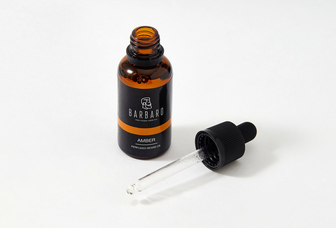 BARBARO Perfumed beard oil Amber