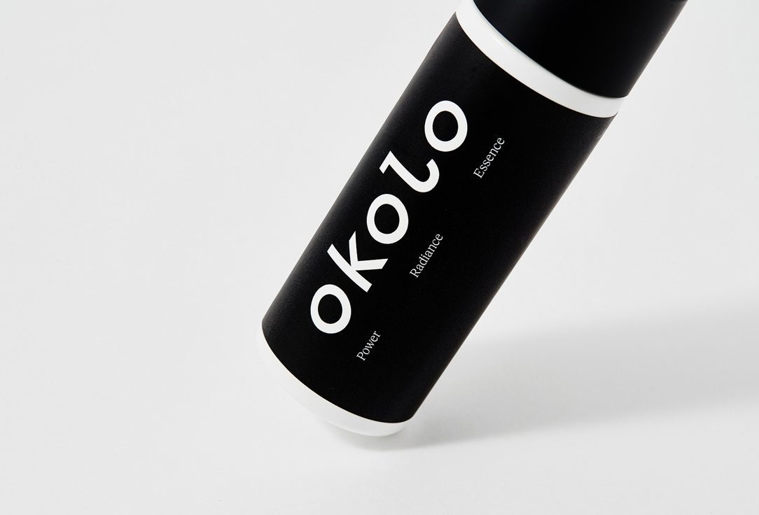 OKOLO Light daily exfoliator for fresh bouncy glow Power Radiance Essence