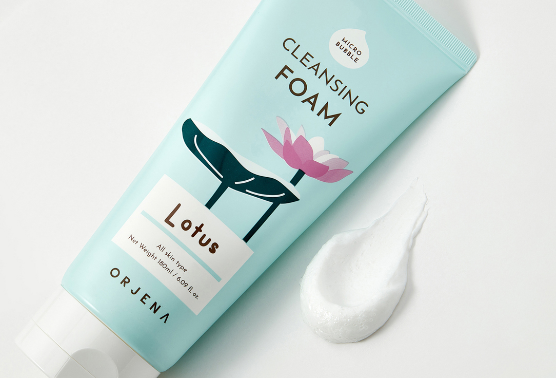 ORJENA Face Cleansing Foam Smile Day Lotus