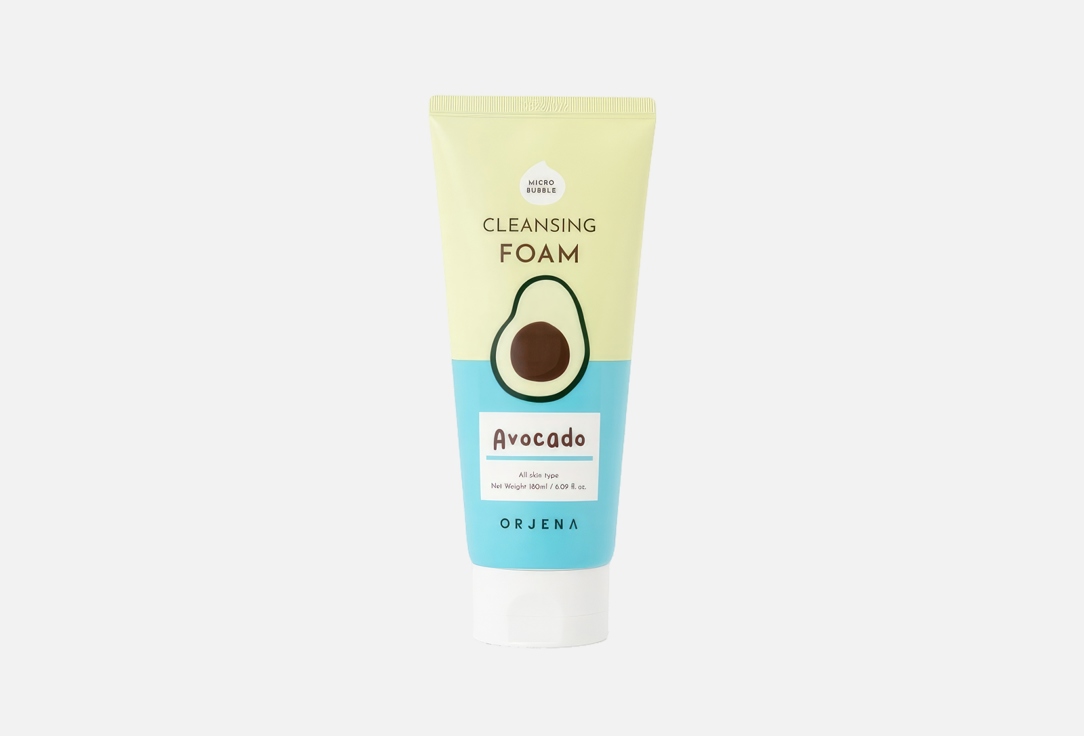 ORJENA Face Cleansing Foam Smile Day Avocado