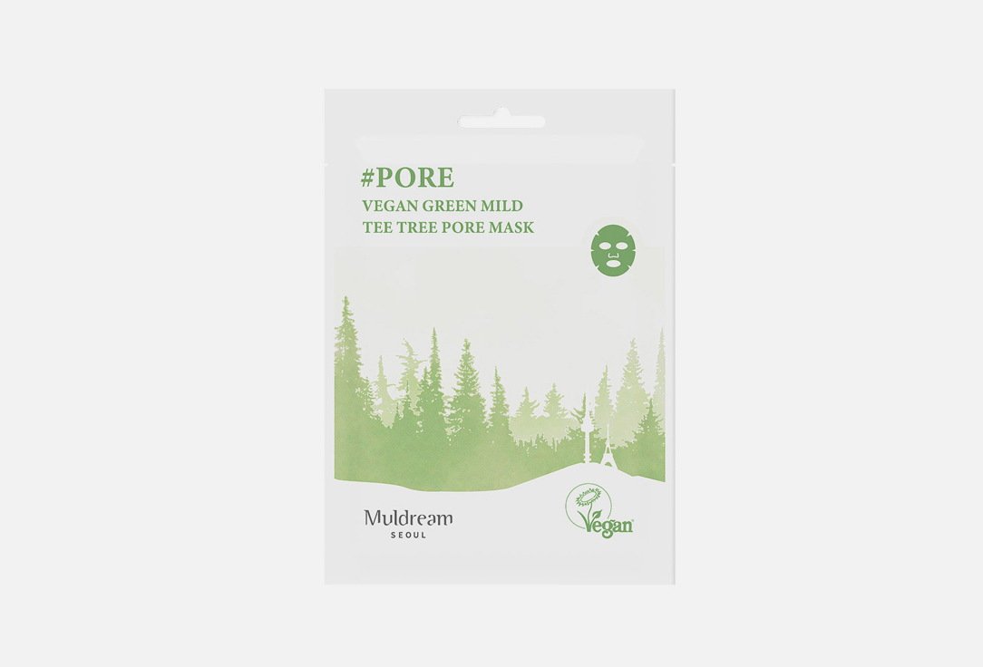 Muldream Refreshing & Poremizing Face Sheet Mask Tee Tree