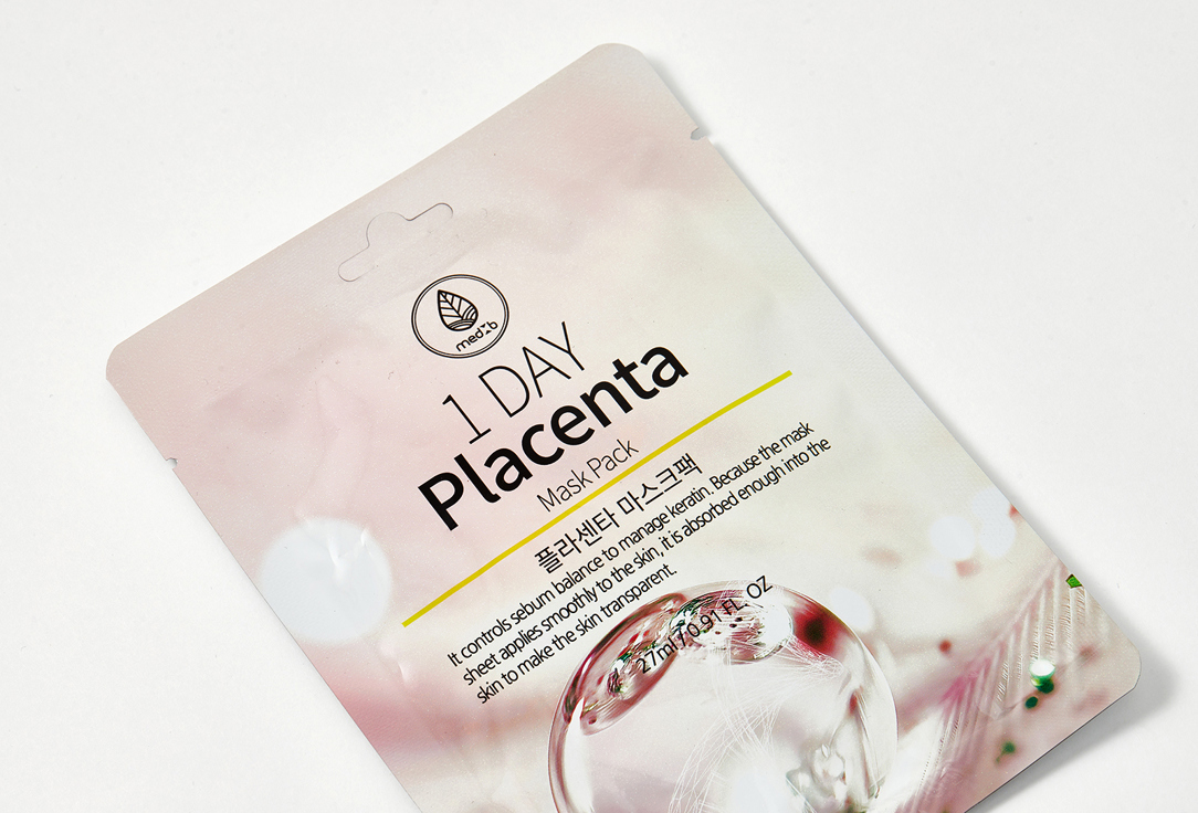 MEDB Face sheet mask 1 Day Placenta