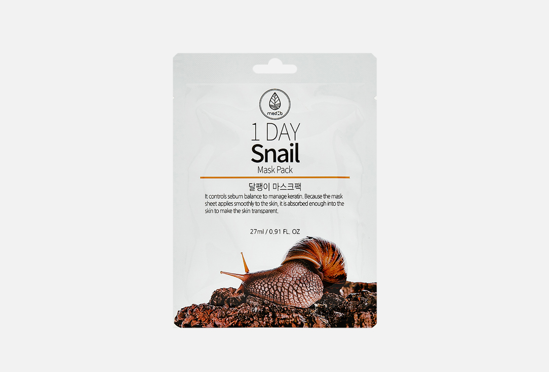 MEDB Face sheet mask 1 Day Snail