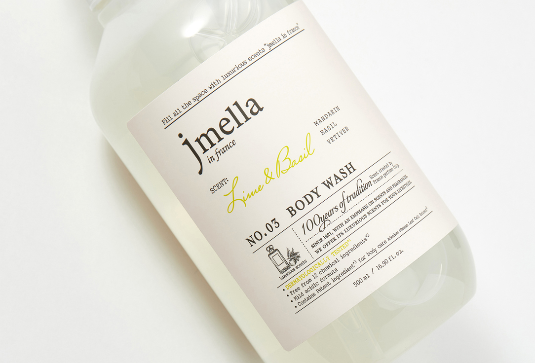 Jmella Perfumed Body Wash Lime & Basil