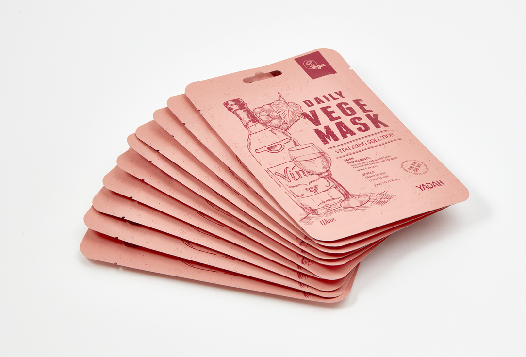 Yadah Face sheet mask Daily vege wine