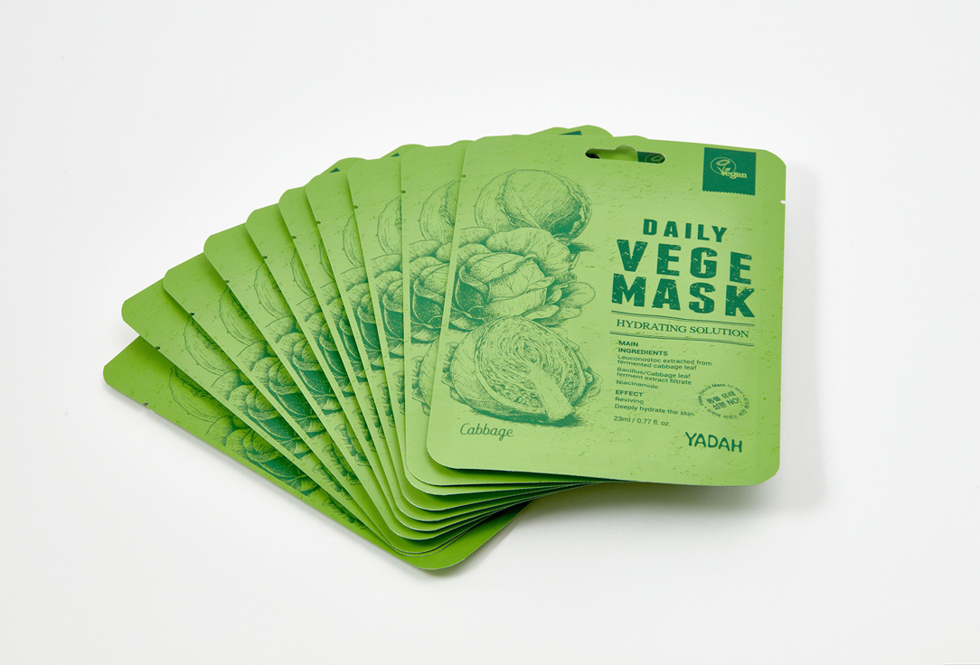 Yadah Face sheet mask Daily vege cabbage