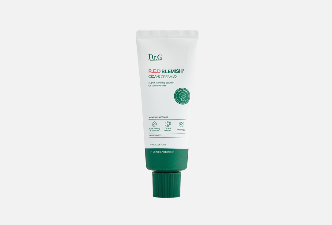 Dr.G SOOTHING FACE CREAM  R.E.D BLEMISH CICA S 2X 