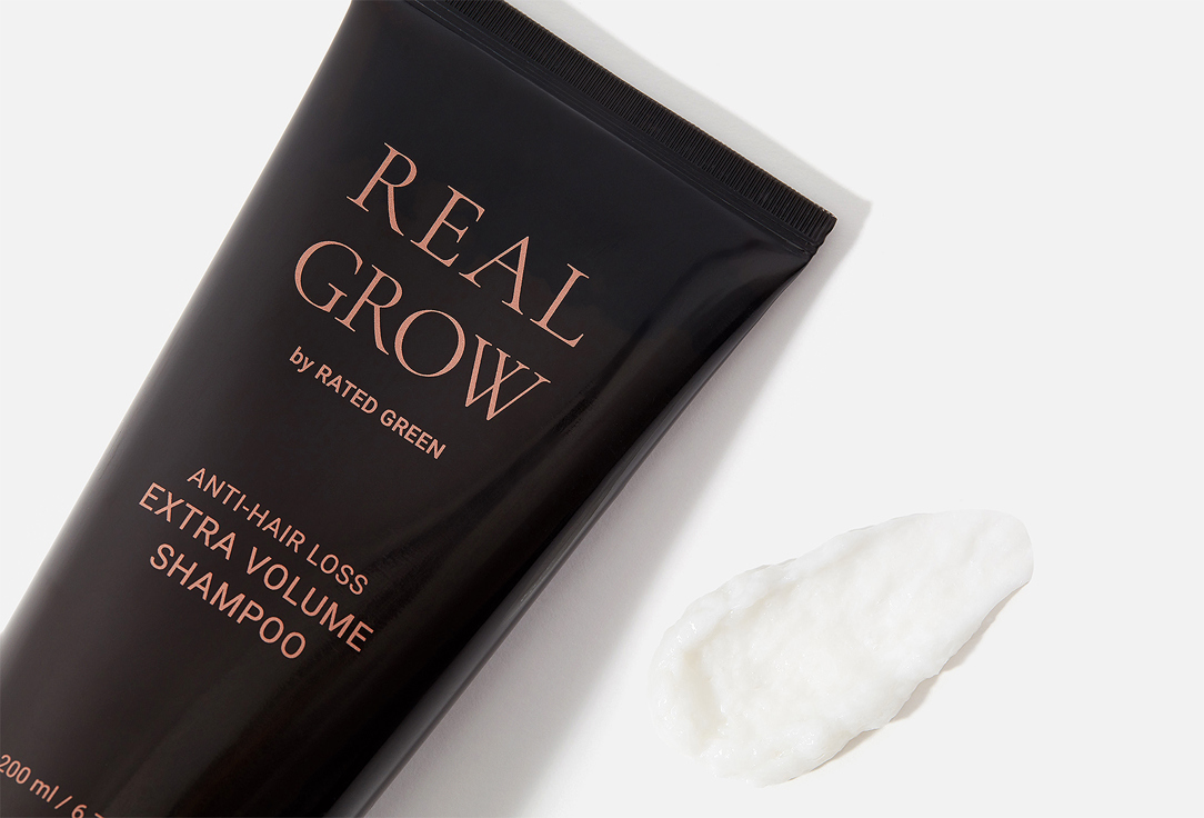 RATED GREEN Volumizing Shampoo REAL GROW Anti-Hair Loss Extra Volume Shampoo