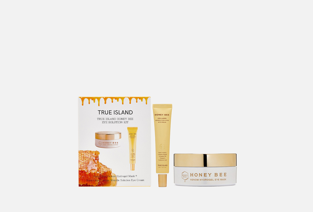 True Island Gift set HONEY BEE EYE SOLUTION KIT