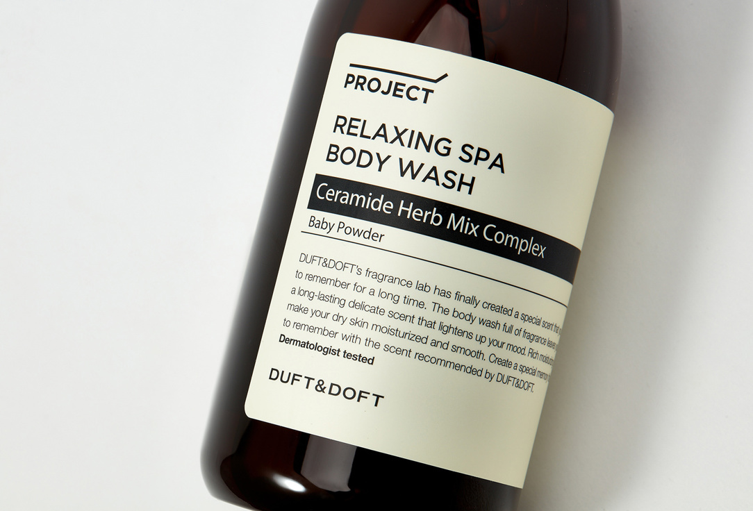 DUFT & DOFT Body wash Relaxing spa baby powder