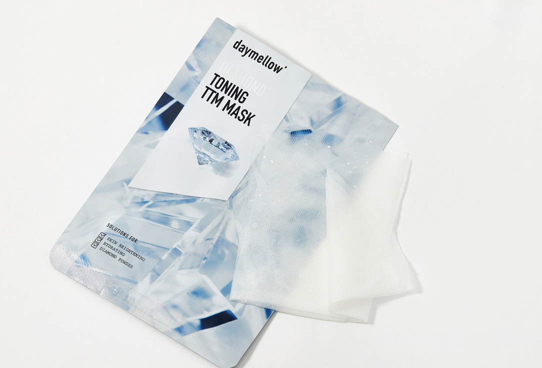 daymellow Moisturizing Face Sheet Mask DIAMOND' TONING TTM MASK