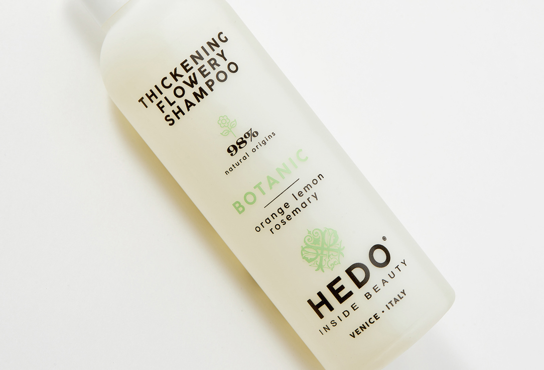 Hedo Dry hair shampoo Botanic thickening flowery