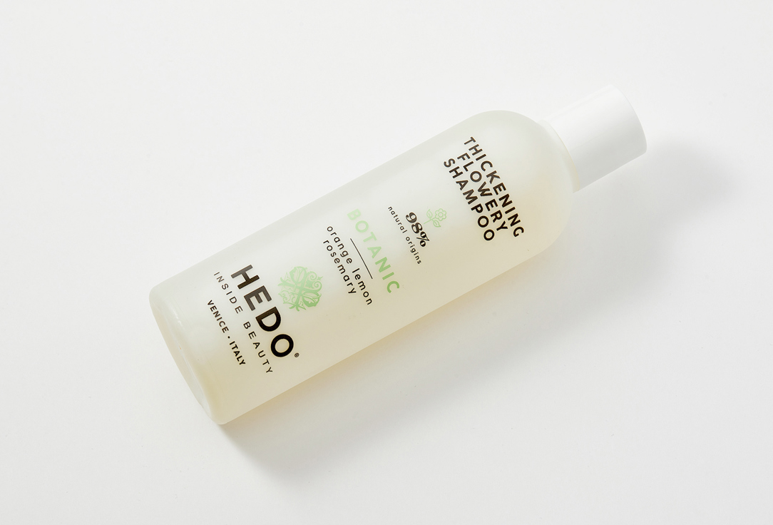 Hedo Dry hair shampoo Botanic thickening flowery