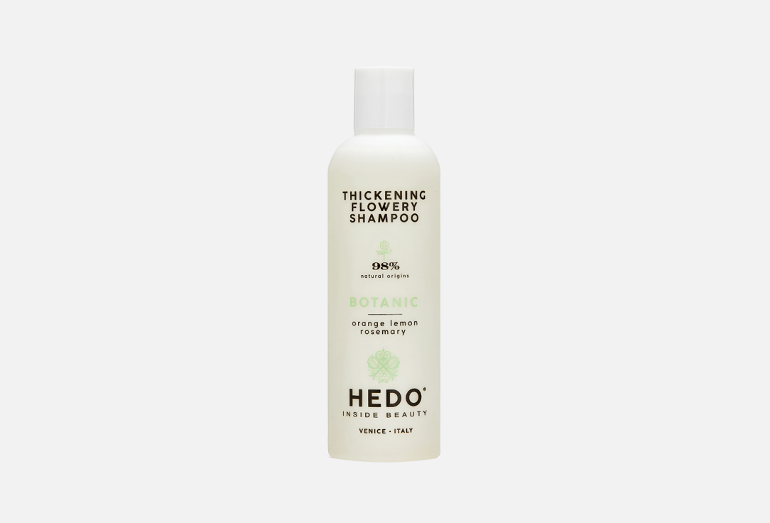 Hedo Dry hair shampoo Botanic thickening flowery