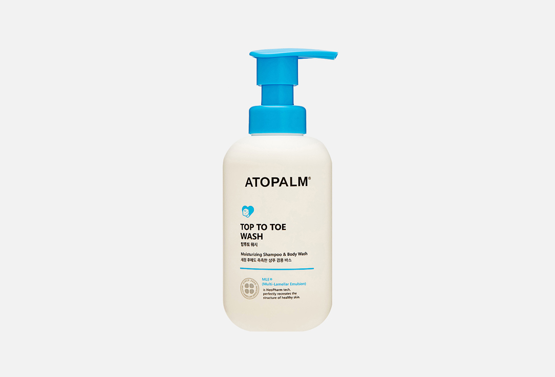 Atopalm Moisturizing Shampoo & Body Wash Top To Toe Wash