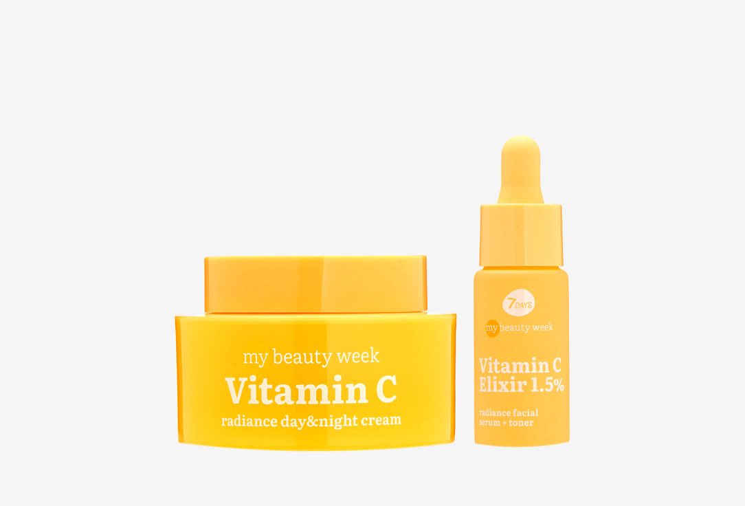 7DAYS Illuminating Cream & Serum Set Just Drop Vitamin Bomb