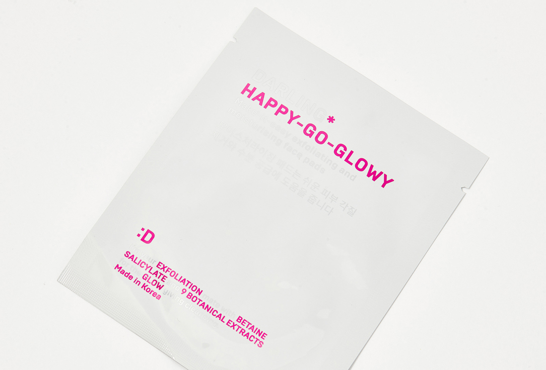 DARLING* Face exfoliating pads Happy-go-glowy